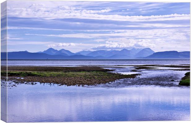 From Applecross to the Isle of Skye Canvas Print by Jacqi Elmslie