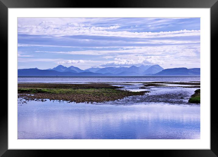 From Applecross to the Isle of Skye Framed Mounted Print by Jacqi Elmslie