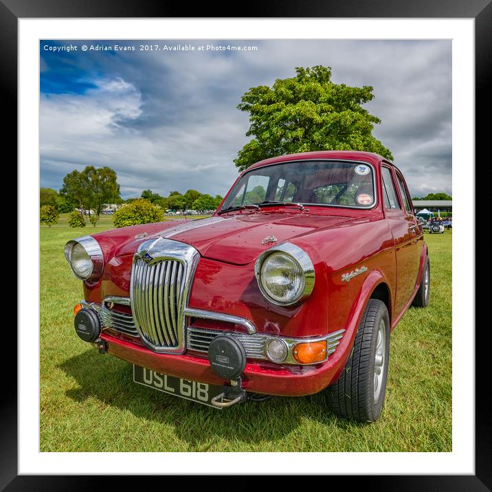 Riley 1.5 Framed Mounted Print by Adrian Evans