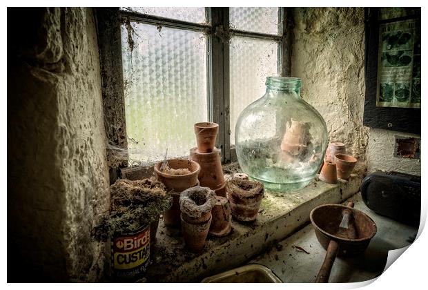 The Old Potting Shed Print by John Baker