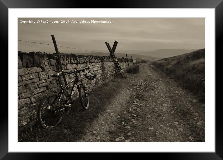 Holcombe hill Framed Mounted Print by Derrick Fox Lomax