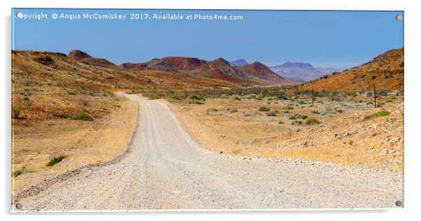Road to Damaraland, Namibia Acrylic by Angus McComiskey