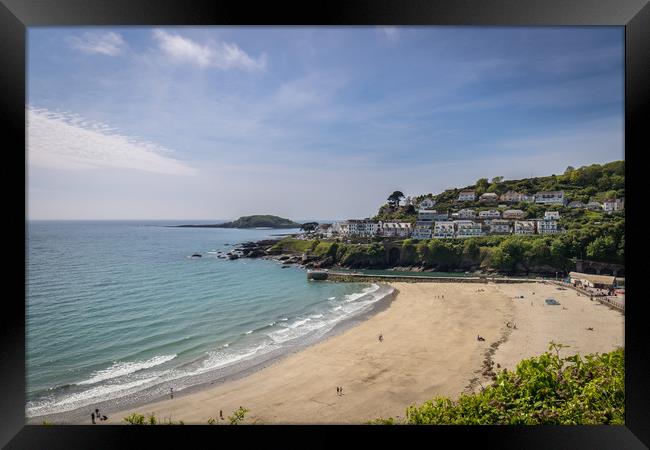 Looe , Cornwall Framed Print by Dave Rowlatt