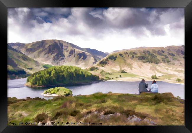 Mardale and Haweswater Framed Print by Keith Douglas