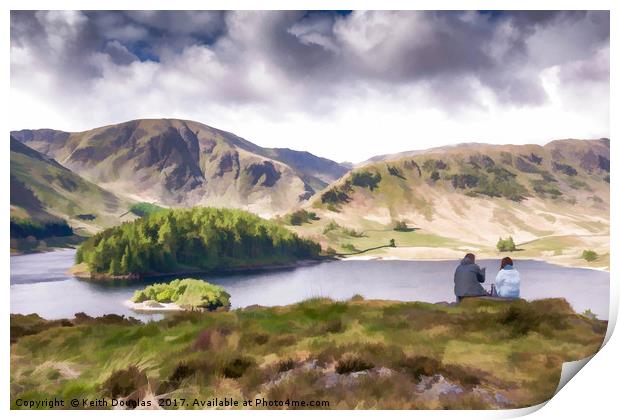 Mardale and Haweswater Print by Keith Douglas