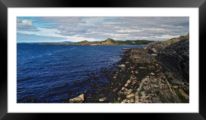 Craignish Point Framed Mounted Print by Steven Watson