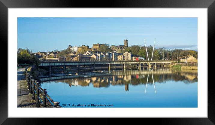 Lancaster City skyline Framed Mounted Print by Keith Douglas