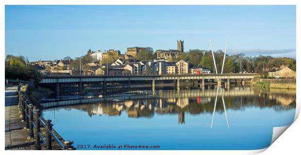 Lancaster City skyline Print by Keith Douglas