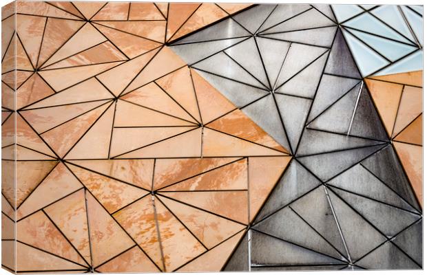 Triangles Canvas Print by Janette Hill