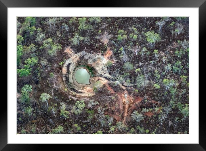 Birds eye view Framed Mounted Print by Janette Hill
