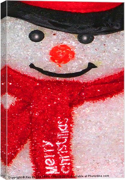 MR.SNOWMAN Canvas Print by Ray Bacon LRPS CPAGB