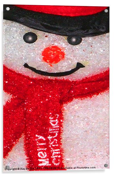 MR.SNOWMAN Acrylic by Ray Bacon LRPS CPAGB