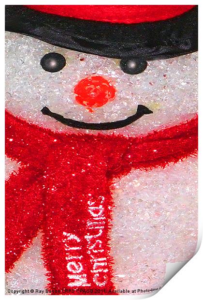 MR.SNOWMAN Print by Ray Bacon LRPS CPAGB