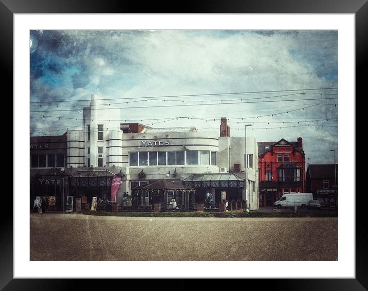 Blackpool Seafront  Framed Mounted Print by Victor Burnside