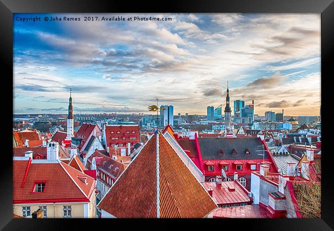 Tallinn Cityscape Framed Print by Juha Remes