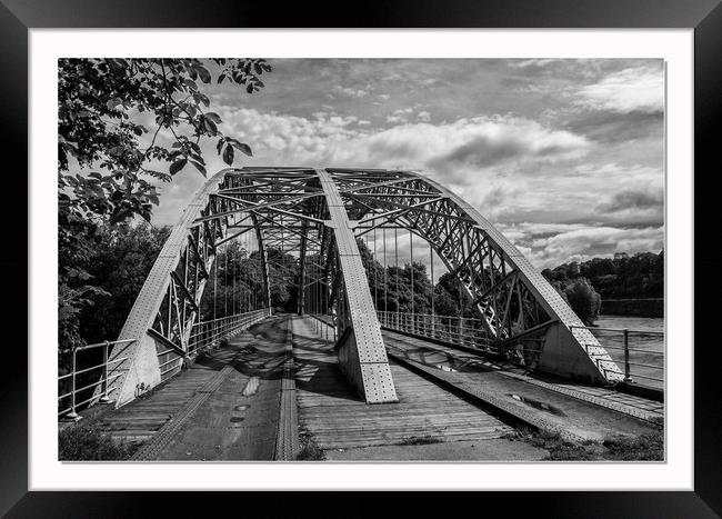 Points Bridge Framed Print by John Ellis