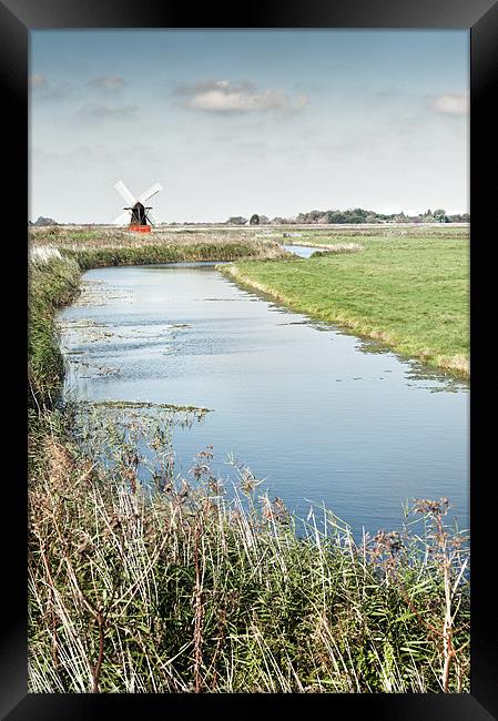 Herringfleet Mill, Suffolk, UK Framed Print by Stephen Mole