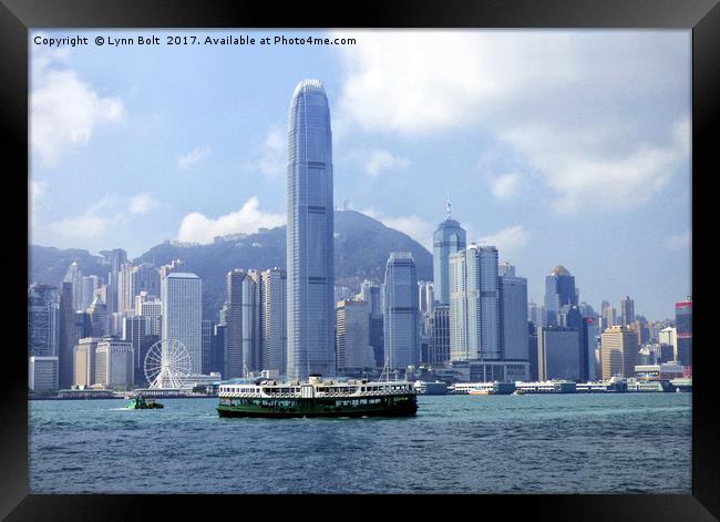 Star Ferry Hong Kong Framed Print by Lynn Bolt