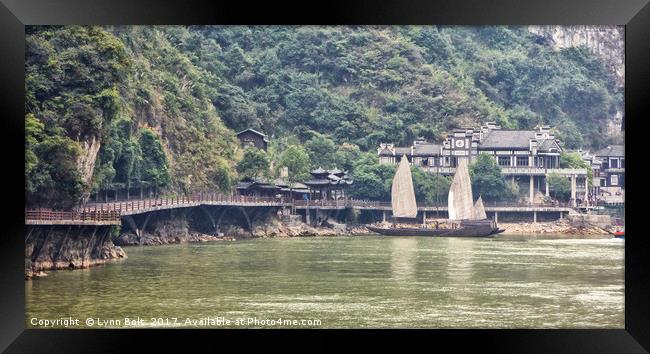 Yangtze River China Framed Print by Lynn Bolt
