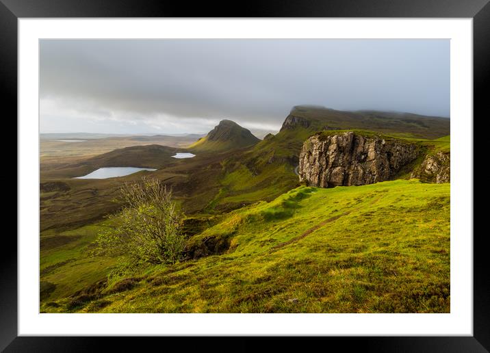 Quiraing (Meall na Suiramach)  Framed Mounted Print by Michael Brookes