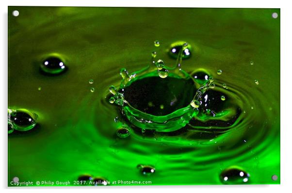 Splash Acrylic by Philip Gough