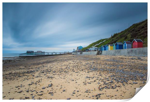 Cromer Beach Print by Mark Hawkes