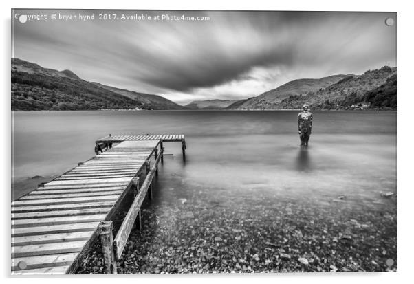Loch Earn Acrylic by bryan hynd