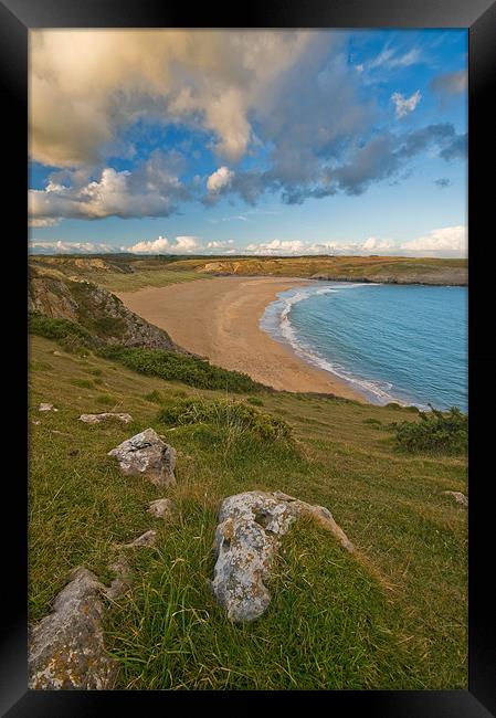 Broadhaven Framed Print by Mark Robson