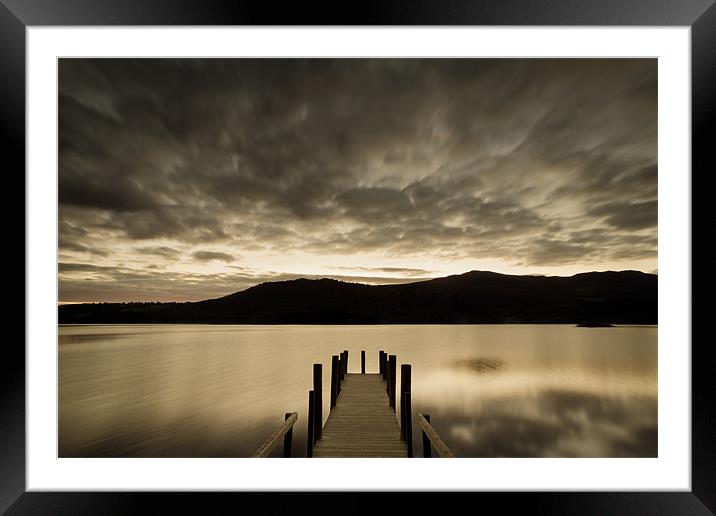Rush Hour - Derwentwater Framed Mounted Print by Simon Wrigglesworth