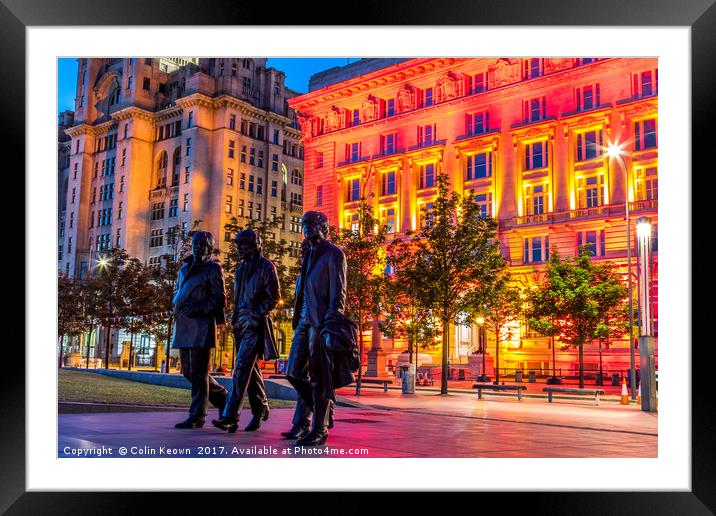 Pier Head, Liverpool Framed Mounted Print by Colin Keown