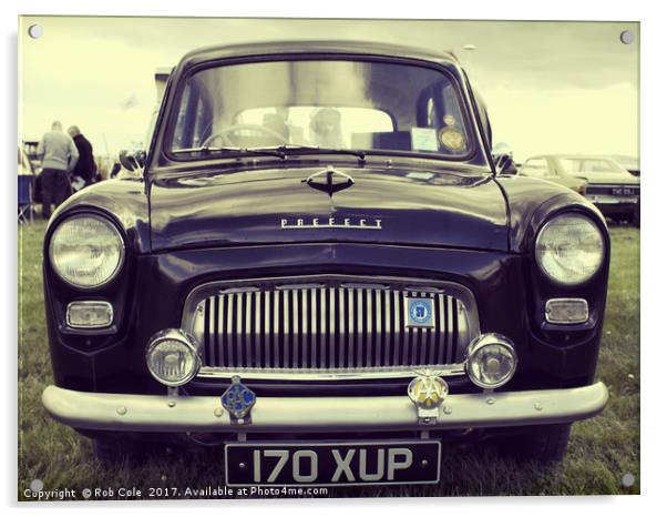 Classic Vintage Ford Prefect Acrylic by Rob Cole