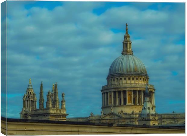 St Pauls Canvas Print by Victor Burnside