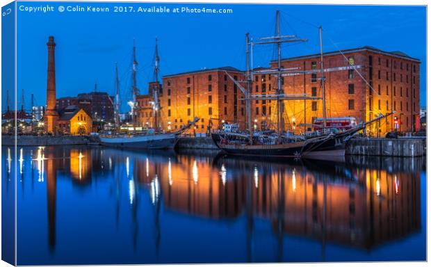 Albert Dock, Liverpool Canvas Print by Colin Keown