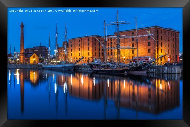 Albert Dock, Liverpool Framed Print by Colin Keown