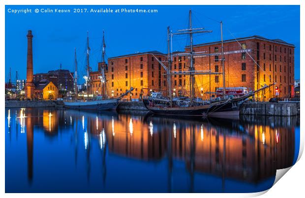Albert Dock, Liverpool Print by Colin Keown