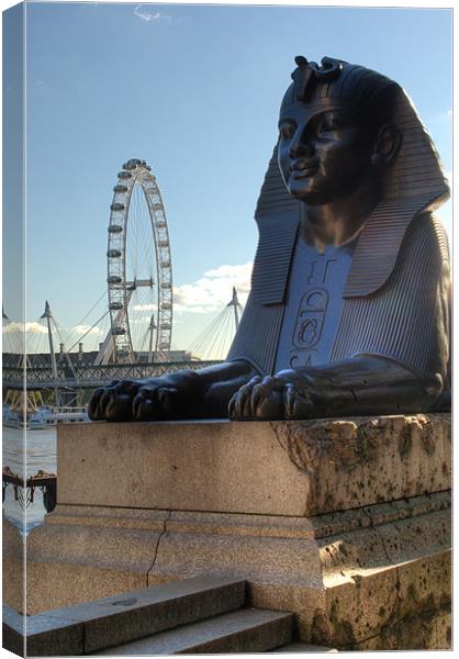 I Sphinx it is the London Eye Canvas Print by Chris Day