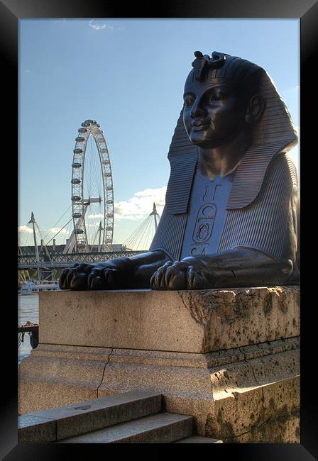 I Sphinx it is the London Eye Framed Print by Chris Day