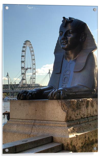 I Sphinx it is the London Eye Acrylic by Chris Day
