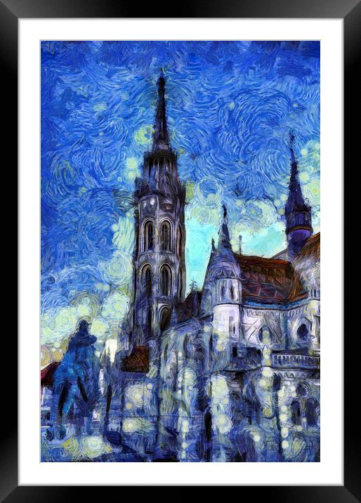 The Church Vincent Van Gogh Framed Mounted Print by David Pyatt