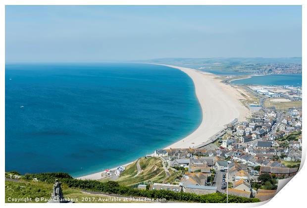 Chesil Beach Print by Paul Chambers