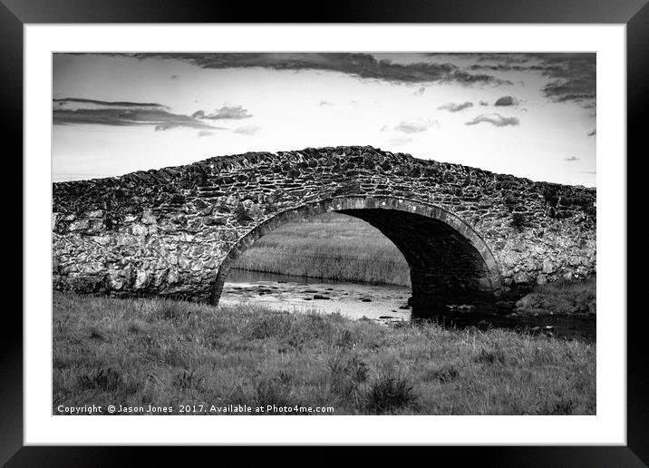 Eighteenth Century Bridge on Isle of Anglesey Framed Mounted Print by Jason Jones
