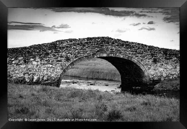 Eighteenth Century Bridge on Isle of Anglesey Framed Print by Jason Jones