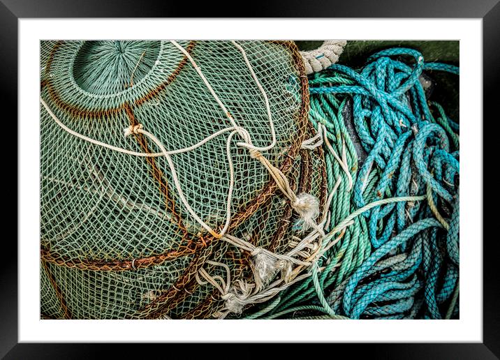 Pots and Rope   Framed Mounted Print by Janette Hill