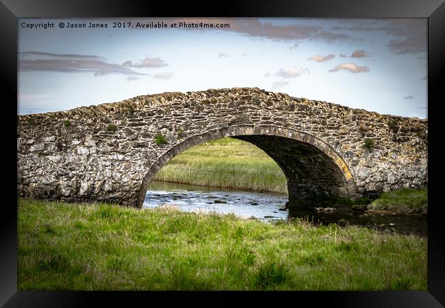 Eighteenth Century Bridge on Isle of Anglesey Framed Print by Jason Jones