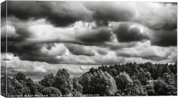 Brooding Cloudscape Canvas Print by Iain Merchant