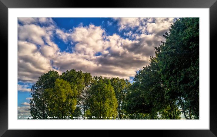 Cornering the Sky Framed Mounted Print by Iain Merchant