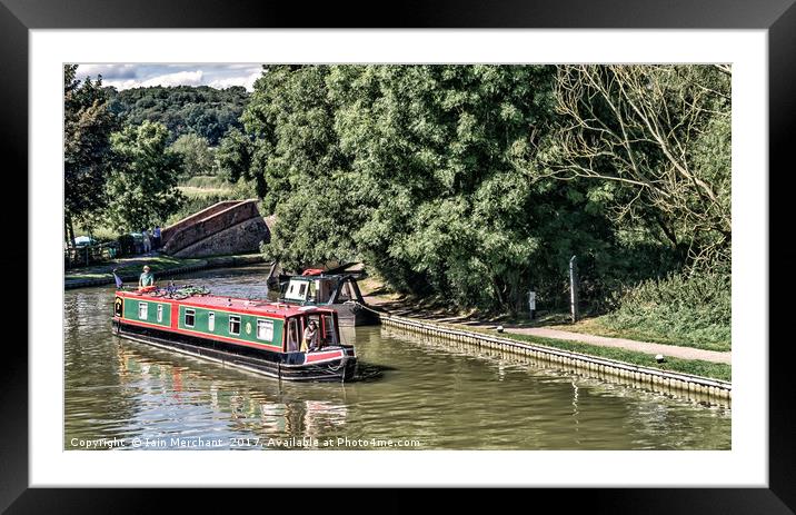 Navigating the Waterways Framed Mounted Print by Iain Merchant