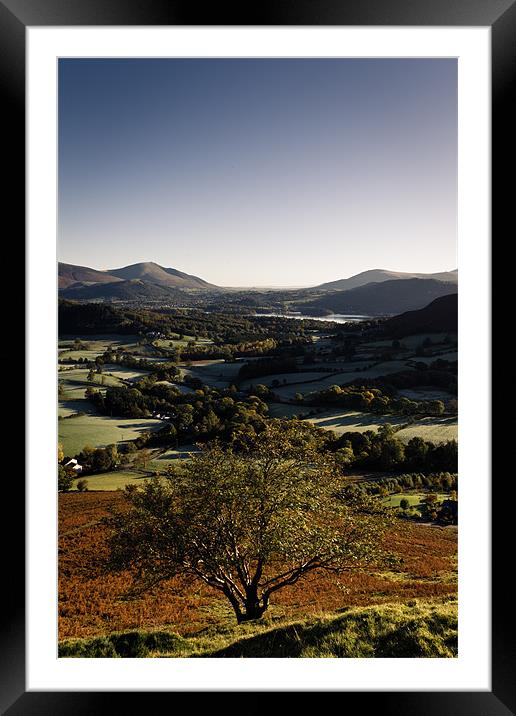 Newlands Valley Framed Mounted Print by Simon Wrigglesworth
