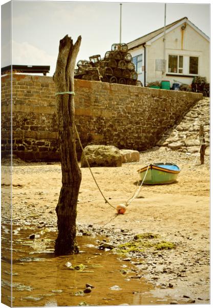 The Mooring Post Canvas Print by graham young