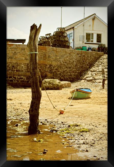 The Mooring Post Framed Print by graham young